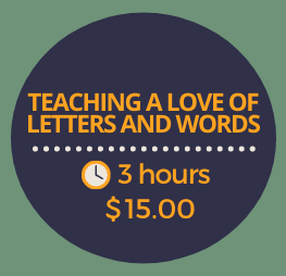 teaching a love of letters and words