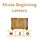 Pirate Beginning Letters