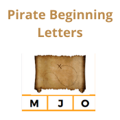 Pirate Beginning Letters