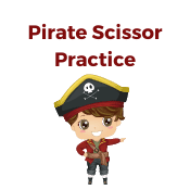 Pirate scissor practice