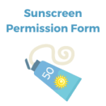 Sunscreen Permission Form