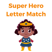 Super Hero Letter Match