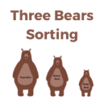 Three Bears Sorting