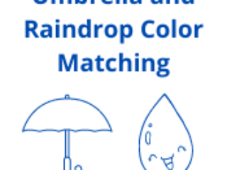 Umbrella and Raindrop Color Matching Umbrella and Raindrop Color Matching