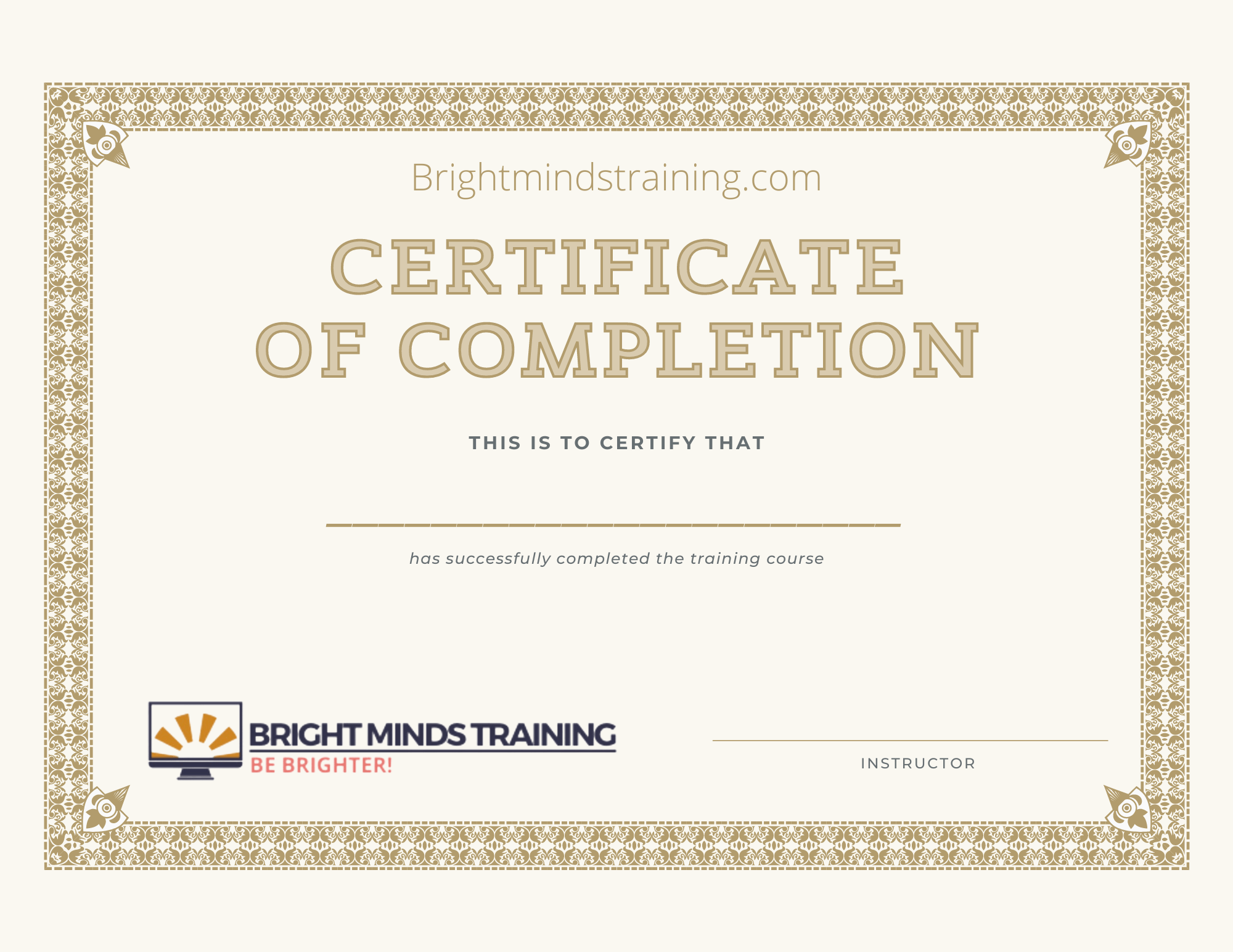 Course Certificate