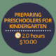 Preparing Preschoolers for Kindergarten