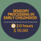 Sensory Integration in Early Childhood