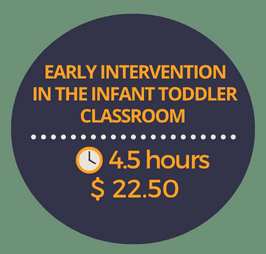 Early Intervention In the Infant Toddler Classroom