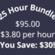 25 hour course bundle