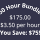 50 hour course bundle
