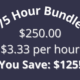 75 hour course bundle